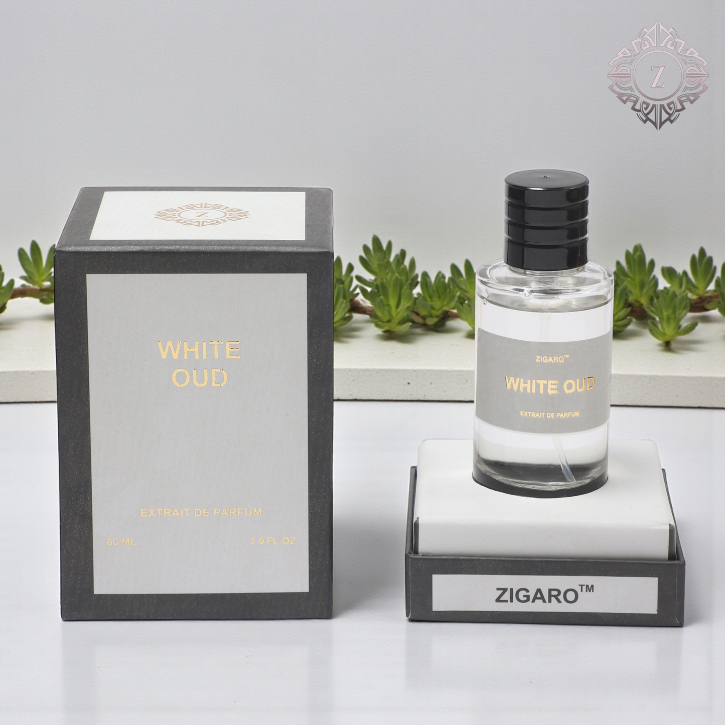 Zigaro™ White Oud – Elegant White Oud Extrait de Parfum (Unisex)