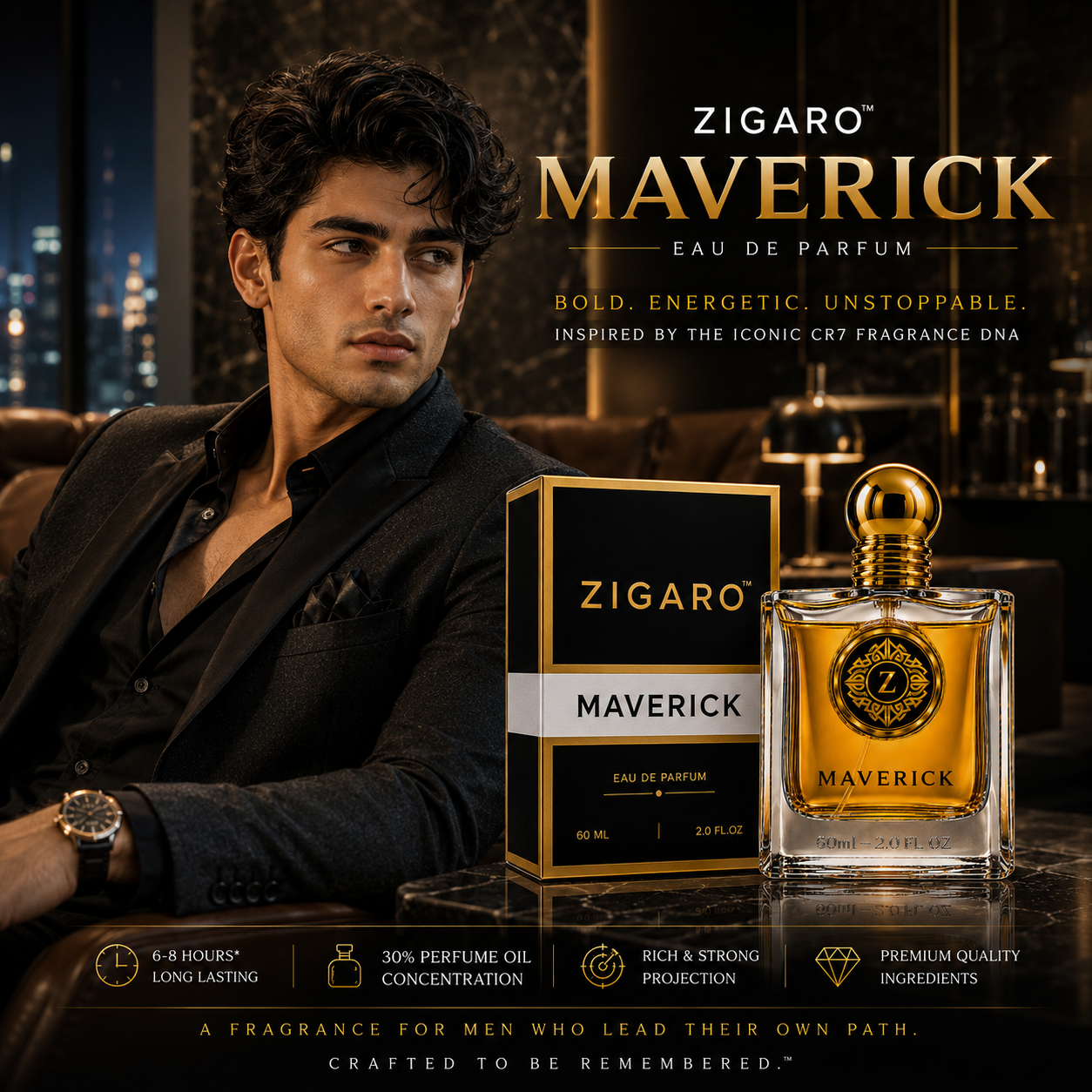 ZIGARO™ MAVERICK EDP — Inspired From CR07
