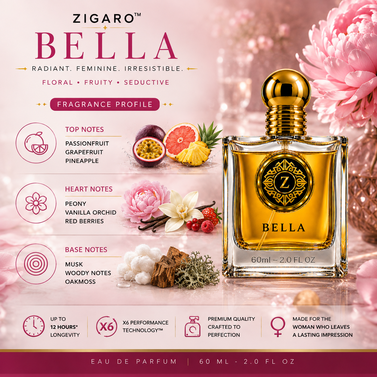 ZIGARO™ BELLA EDP — Inspired From Bombshell