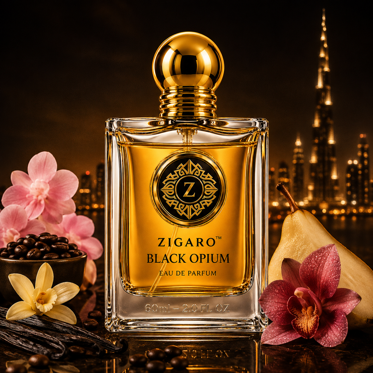 Zigaro Black Opium EDP || Sweet Coffee Floral Eau de Parfum for Women