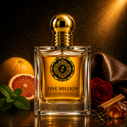 Zigaro One Million EDP – Sweet Spicy Leather Eau de Parfum for Men