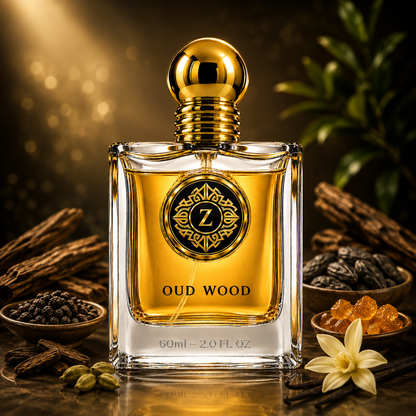 Zigaro Oud Wood EDP || Smooth Woody Oud Eau de Parfum (Unisex)
