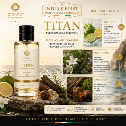 Zigaro™ TITAN Performance Perfume || Inspired From Armani Acqua Di Gio