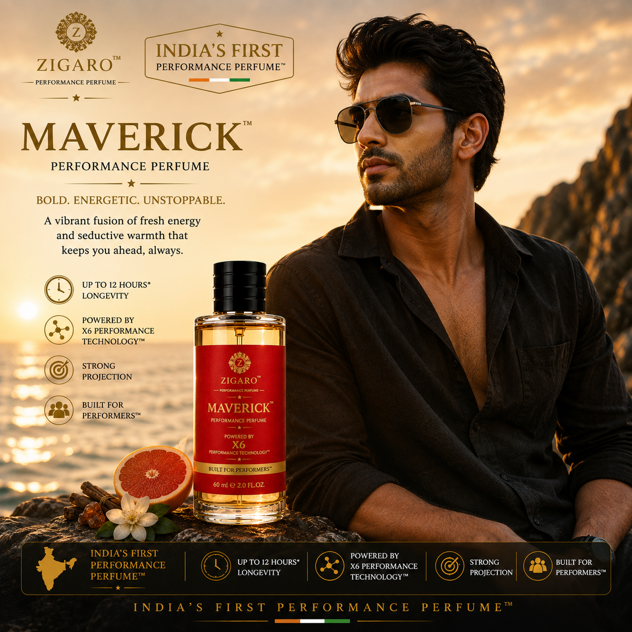 Zigaro™ MAVERICK Performance Perfume || Inspired From CR07