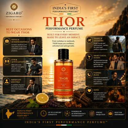 Zigaro™ THOR Performance Perfume || Inspired From Creed Viking