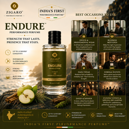 Zigaro™ ENDURE Performance Perfume || Inspired From Hugo Boss