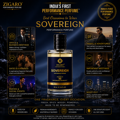 Zigaro™ SOVEREIGN Performance Perfume || Inspired From Dior Sauvage