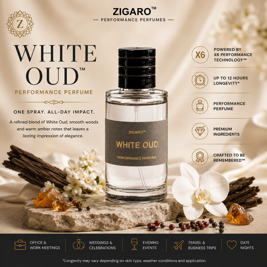 Zigaro White Oud™ Performance Perfume for Men