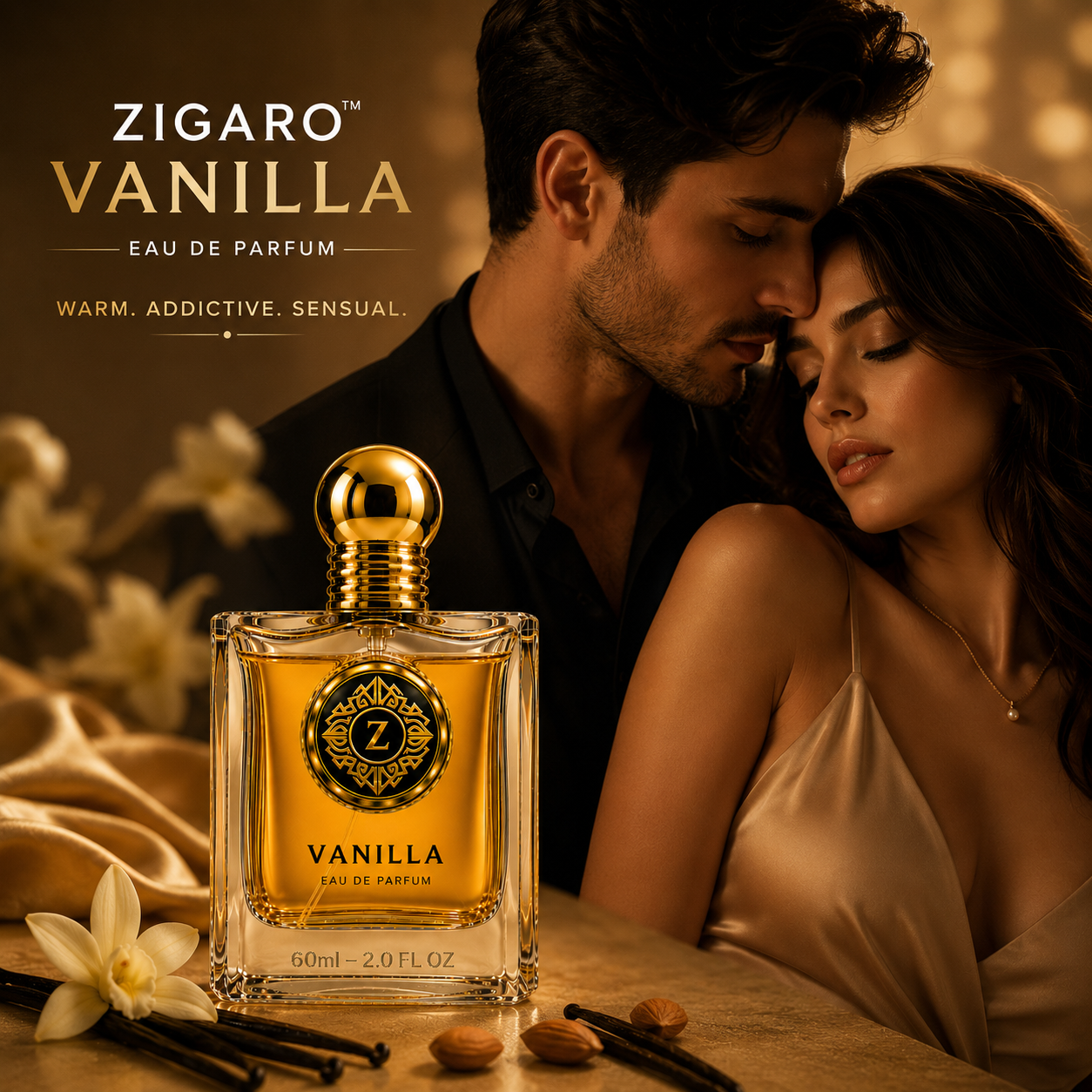 Zigaro Vanilla EDP – Intense Creamy Vanilla Eau de Parfum (Unisex)