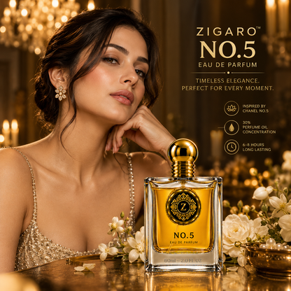 Zigaro No.5 EDP – Classic Floral Aldehyde Eau de Parfum for Women