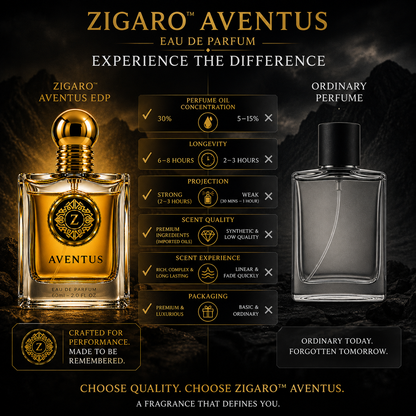Zigaro Aventus EDP || Fruity Smoky Woody Eau de Parfum for Men