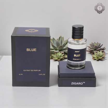 Zigaro™ Blue – Fresh Woody Extrait de Parfum for Men