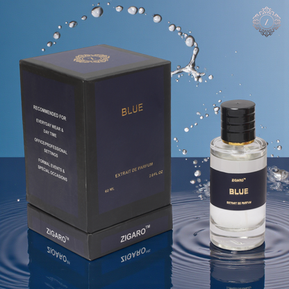 Zigaro™ Blue – Fresh Woody Extrait de Parfum for Men