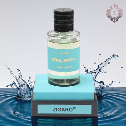 Zigaro™ Cool Water – Fresh Aquatic Extrait de Parfum for Men
