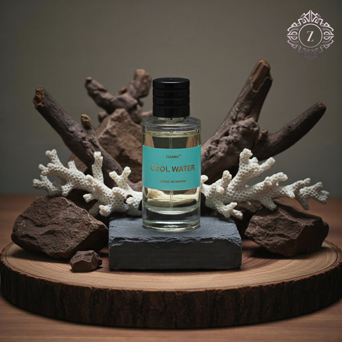 Zigaro™ Cool Water – Fresh Aquatic Extrait de Parfum for Men