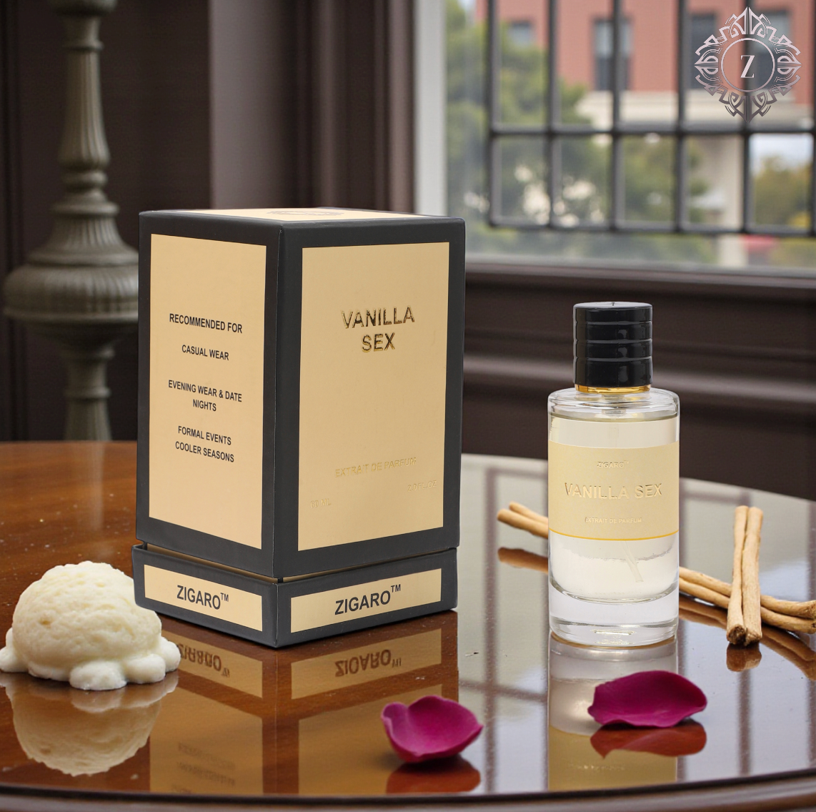Zigaro™ Vanilla Sex – Intense Creamy Vanilla Extrait de Parfum (Unisex)
