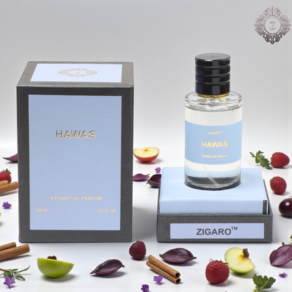 Zigaro™ Hawas – Fresh Aquatic Sweet Extrait de Parfum for Men