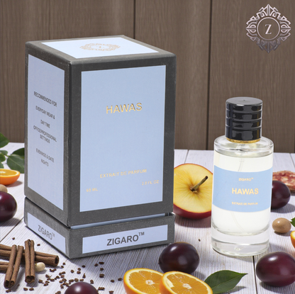 Zigaro™ Hawas – Fresh Aquatic Sweet Extrait de Parfum for Men