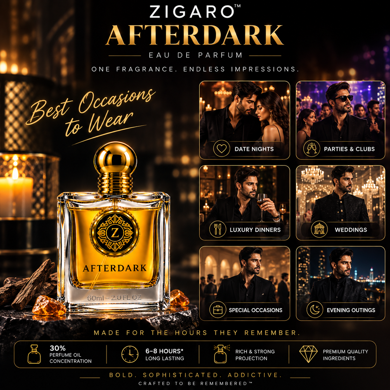 ZIGARO™ AFTERDARK EDP — Inspired From LV Ombre Nomad