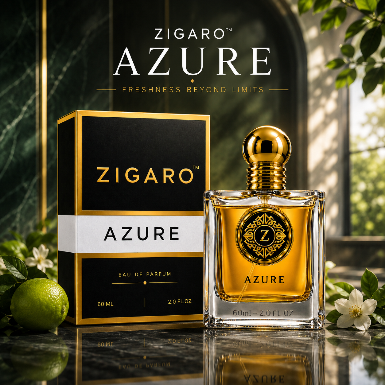 ZIGARO™ AZURE EDP — Inspired From Creed Green Irish