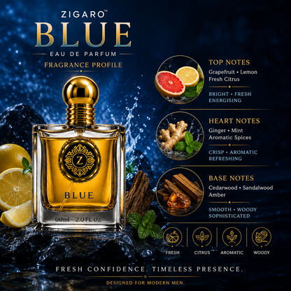 ZIGARO™ BLUE EDP — Inspired From Bleu De Chanel