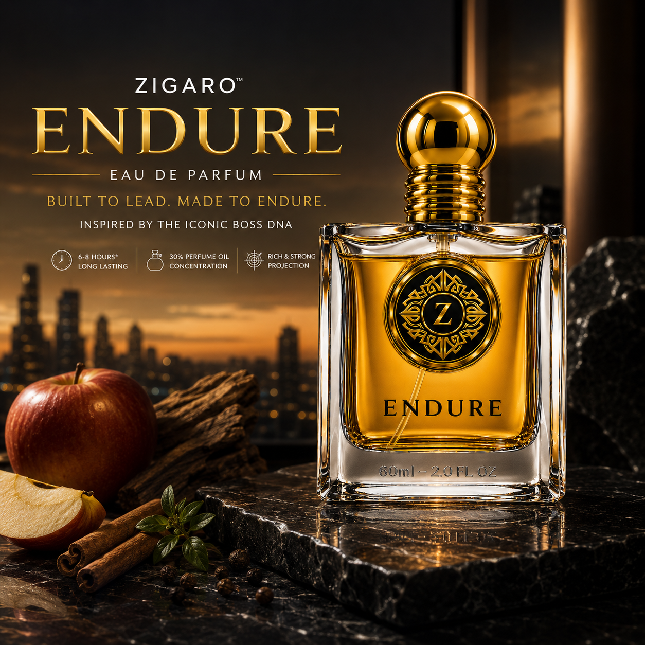 ZIGARO™ ENDURE EDP — Inspired From Hugo Boss