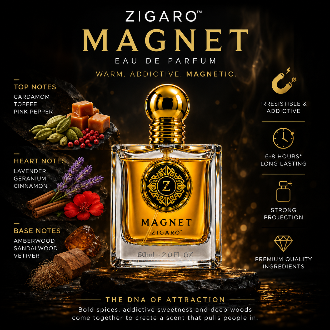 ZIGARO™ MAGNET EDP — Inspired From Azzaro Most Wanted