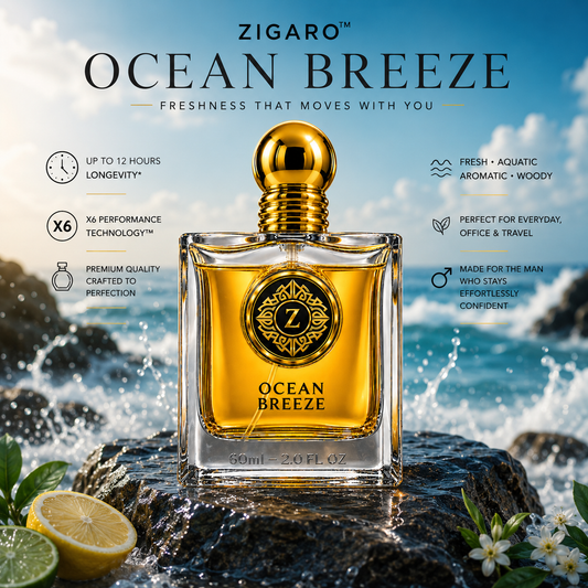 ZIGARO™ OCEAN BREEZE EDP —Inspired From LV Pacific Chill