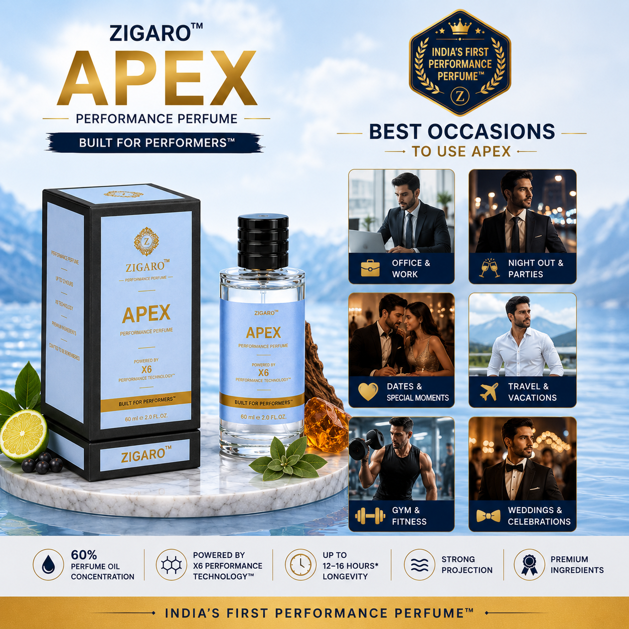 Zigaro™ Apex-Performance Perfume