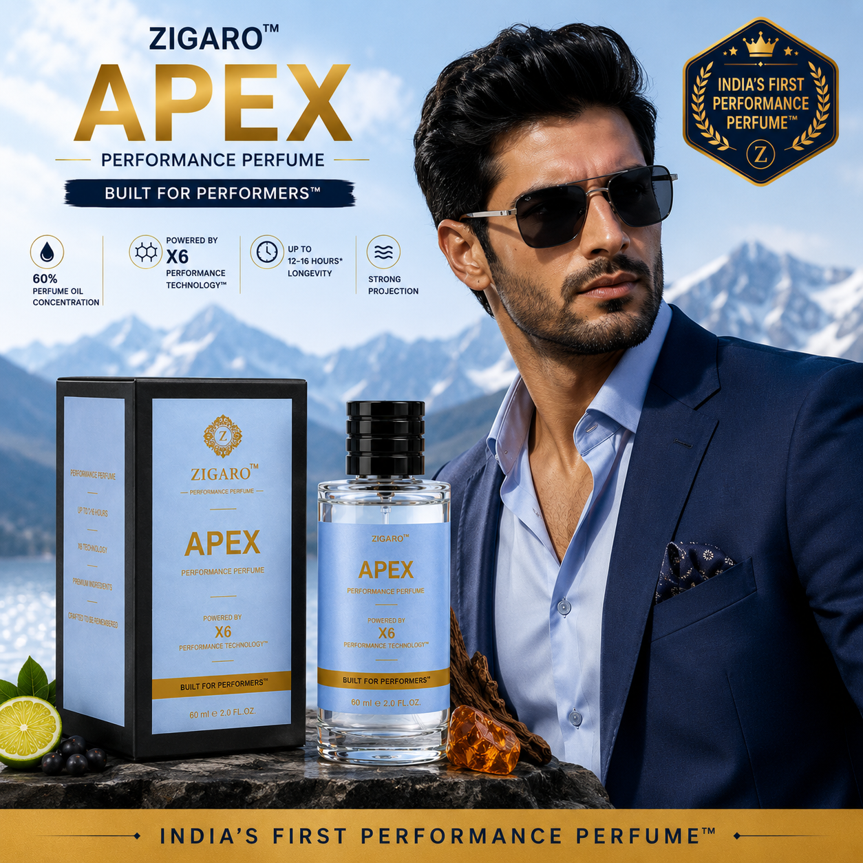 Zigaro™ Apex-Performance Perfume