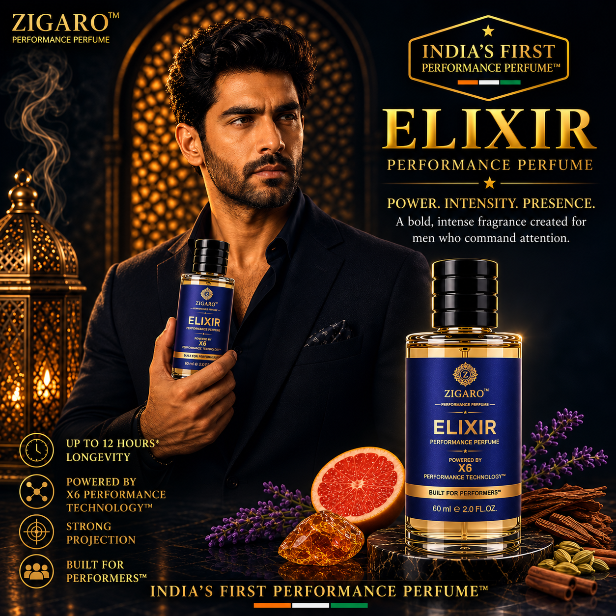 Zigaro™ ELIXIR Performance Perfume