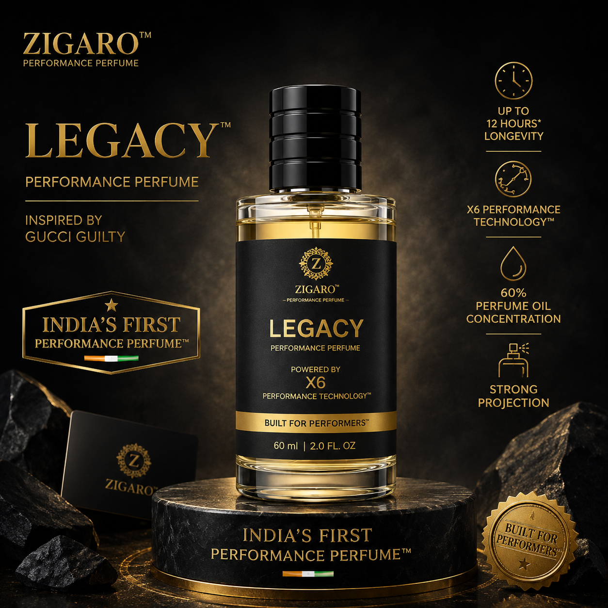 Zigaro™ LEGACY Performance Perfume