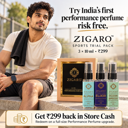 Zigaro™ Performance Signature Collection Trial Pack|| Alpha, Elixir, And Ocean Breeze || 100% Cash Back