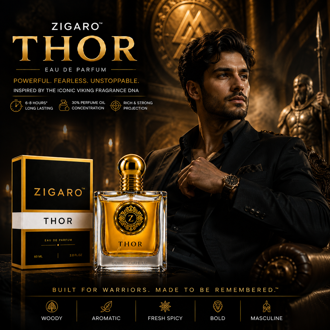 ZIGARO™ THOR EDP — Inspired From Creed Viking