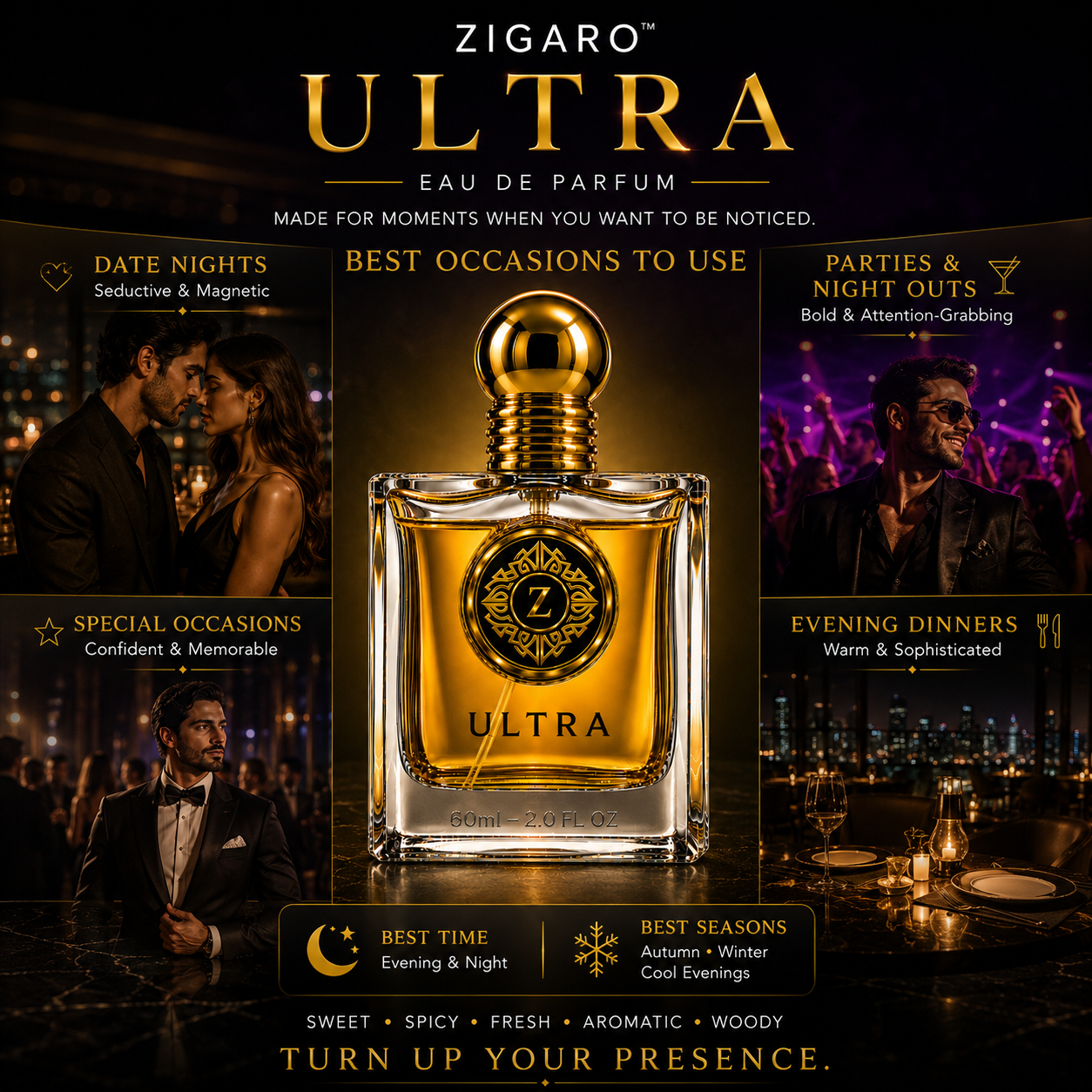 ZIGARO™ ULTRA EDP — Inspired From JPG Ultra Male