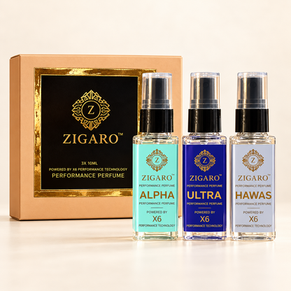 Zigaro™ Performance Daily Lux Collection Trial Pack || Alpha, Ultra, And Hawas || 100% Cash Back