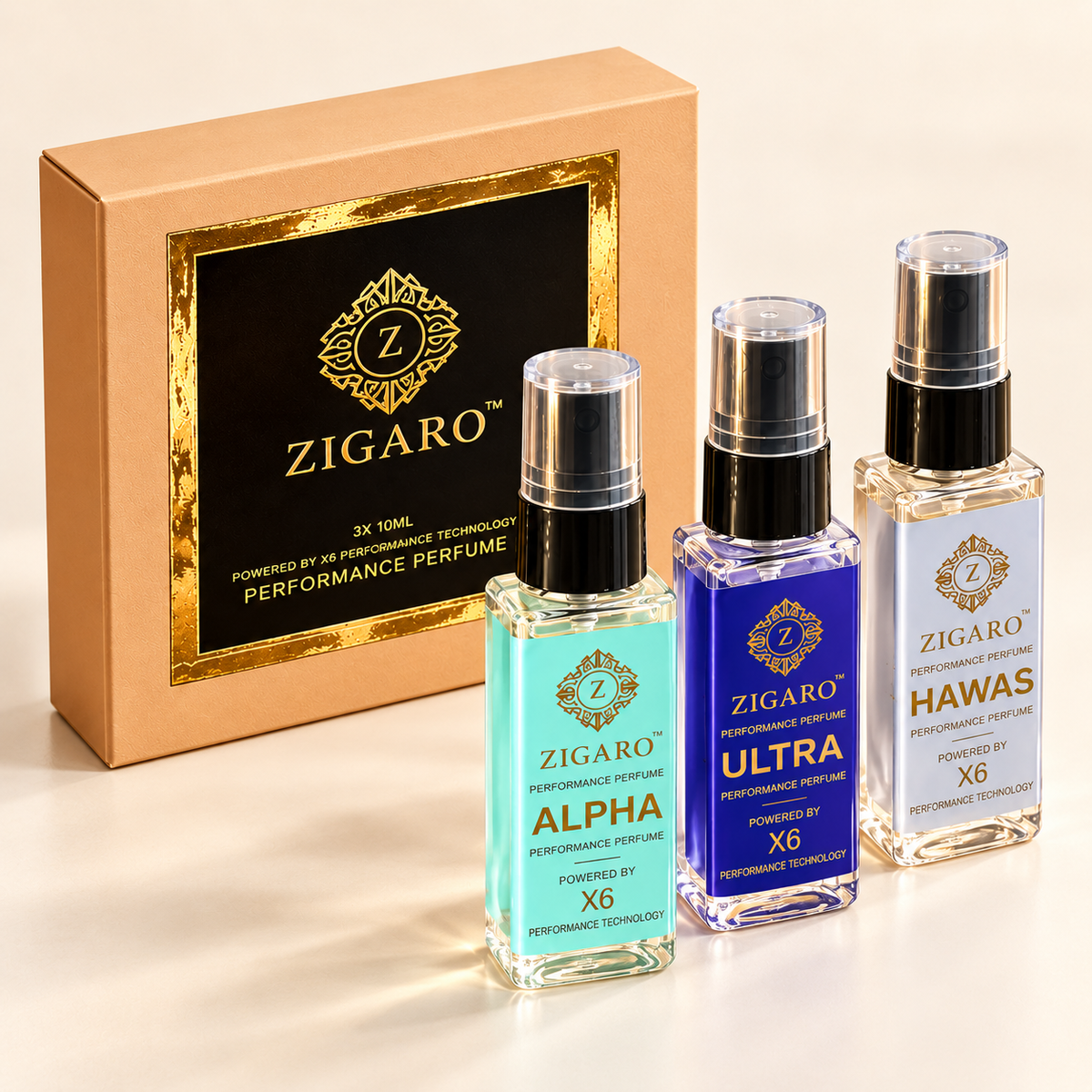 Zigaro™ Performance Daily Lux Collection Trial Pack || Alpha, Ultra, And Hawas || 100% Cash Back