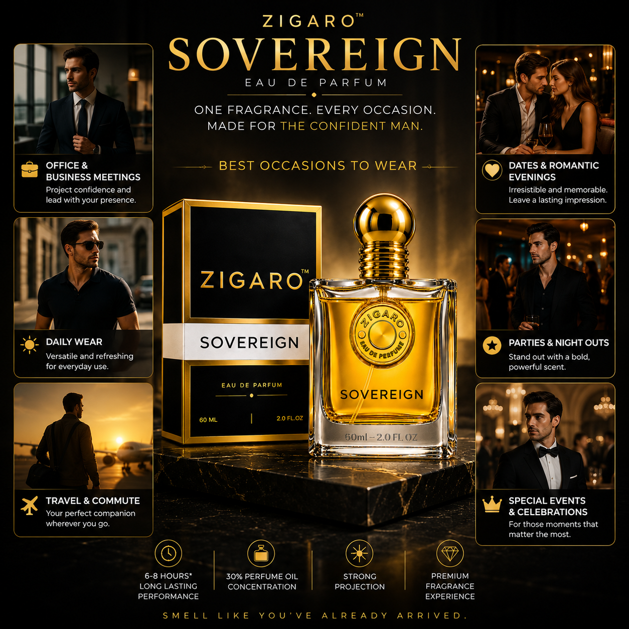 ZIGARO™ SOVEREIGN EDP — Inspired From Dior Sauvage