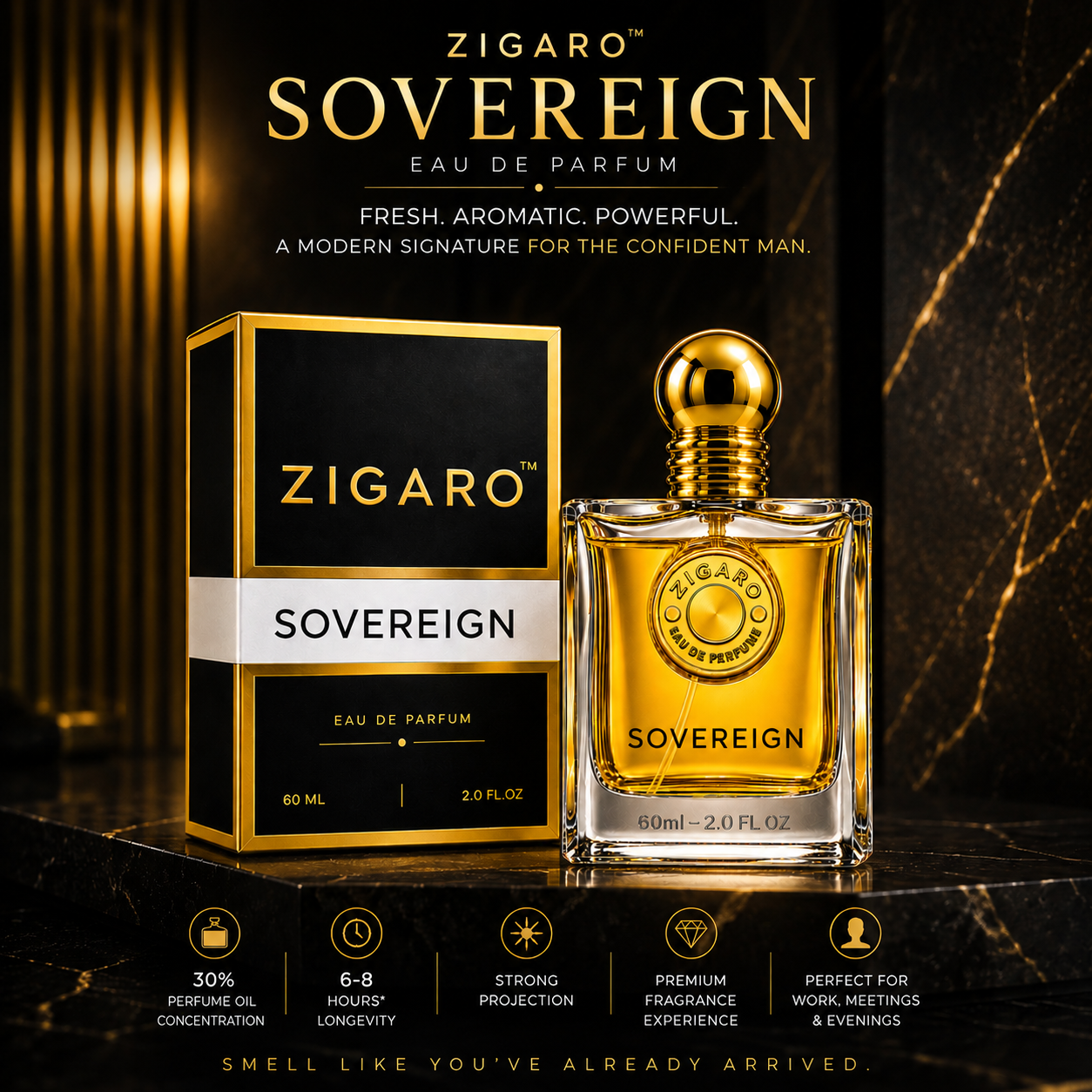 ZIGARO™ SOVEREIGN EDP — Inspired From Dior Sauvage