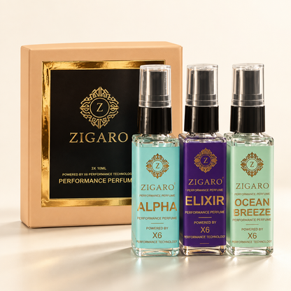 Zigaro™ Performance Signature Collection Trial Pack|| Alpha, Elixir, And Ocean Breeze || 100% Cash Back