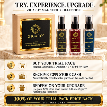 Zigaro™ Performance Midnight Charmer Trial Pack|| Magnet, Afterdark, And Obsidien || 100% Cash Back